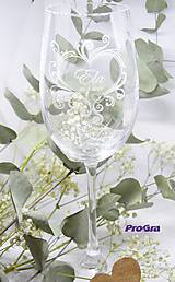 Nádoby - Callie - svadobné poháre - 2ks - 10374772_