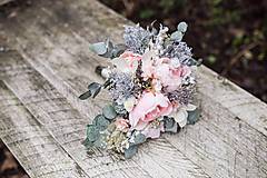 Kytice pre nevestu - Romantický boho kvetinový set "láskou pretvoriť" na ukážku - 10375365_
