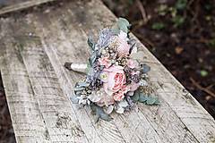 Kytice pre nevestu - Romantický boho kvetinový set "láskou pretvoriť" na ukážku - 10375367_