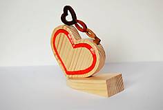 Dekorácie - Dekorácia z dreva - Kľúč k tvojmu srdcu - 10380561_