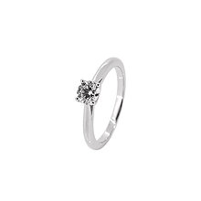 Prstene - Snúbny platinový prstienok - 10379541_