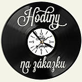 Hodiny - Hodiny na zákazku - vinylové hodiny - 10383163_
