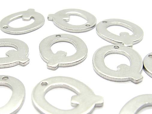 Komponenty - Písmeno Q /M8019/ - nerezová oceľ 304 - 10388338_