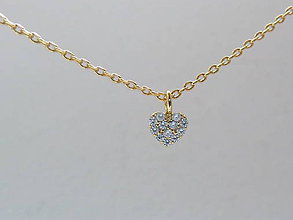 Náhrdelníky - náhrdelník ... Navždy v mém srdci .. pozlaceno 16K - 10387032_