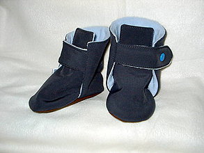 Detské topánky - softshellové čižmičky do nosiča (3-6m/12cm) - 10390737_