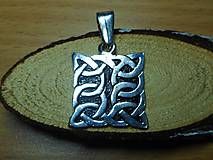 Pánske šperky - celtic amulet -prepletaný symbol - 10396445_
