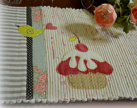 Úžitkový textil - cup cake - 10395019_