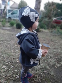 Detské oblečenie - ZĽAVA - Maco Karol (bunda + čiapka) - 10395262_