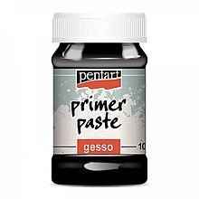 Farby-laky - Podkladová pasta gesso - PRIMER čierna 100 ml - 10399038_