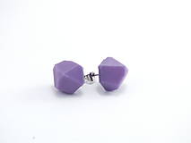 Brošne - Náušnice krystal violet - 10409377_