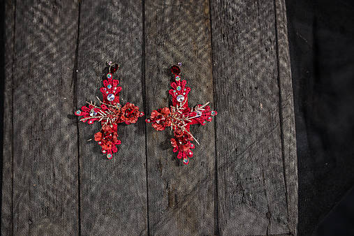 Extravagantné náušnice "ver mi"