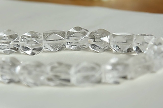 Minerály - Krištál "diamant kvádrik" 12x10mm, 0.60€/ks - 10409336_