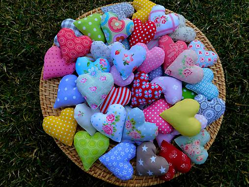 Darčeky pre svadobčanov - Minisrdiečka, 6 cm - 10416872_