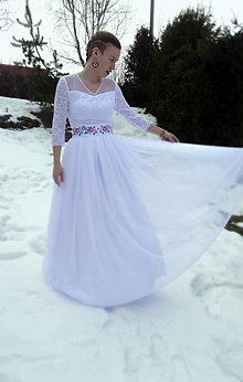 Šaty - Svadobné šaty - 10415415_