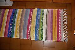 Úžitkový textil - Tkaný koberec pestrofarebný 8 - 10416928_