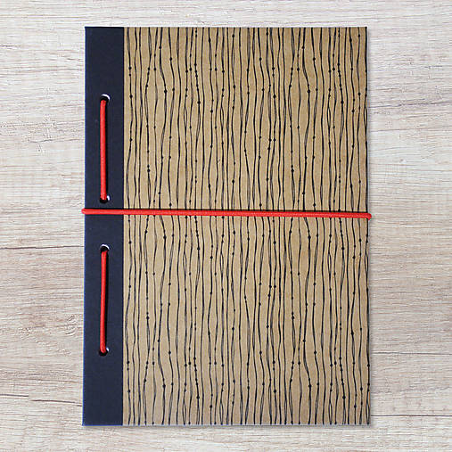 Papiernictvo - MADEBOOK zošit A5 - čierny - 10423908_