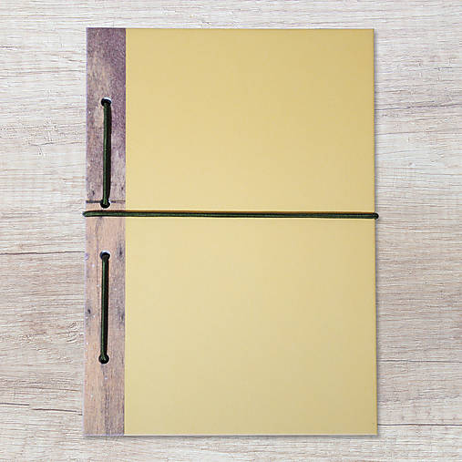 Papiernictvo - MADEBOOK zošit A5 - drevo - 10423921_