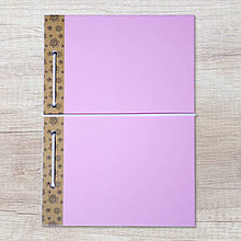 Papiernictvo - MADEBOOK zošit A5 - ružový - 10423880_