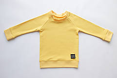 Detské oblečenie - MIKINA BASIC (98 - Šedý melír) - 10425276_