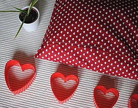 Úžitkový textil - Valentínsky vankúš - 10422960_