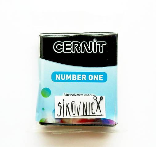 Cernit 56 g, NUMBER ONE (čierna 100)