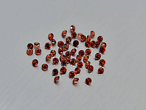 Minerály - GRANÁT prírodný 2 mm okrúhly - 10426959_
