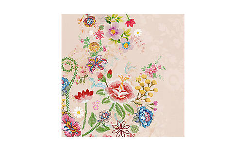  - Servítka "Embroidery Flowers Rose" 13313025 - 10429663_