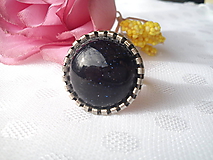 Prstene - Prsteň - Slnečný kameň (modrý) - 10433566_