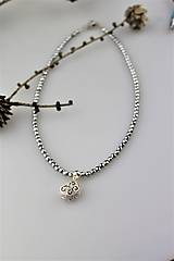 Náhrdelníky - valentínske srdiečko , náhrdelník hematit - 10434443_