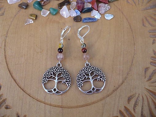 Náušnice - náušnice strom života - 10433968_