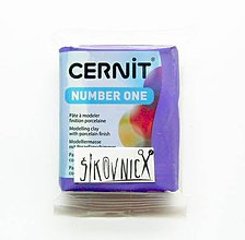 Modelovacie hmoty - Cernit 56 g, NUMBER ONE (fialová 900) - 10436044_