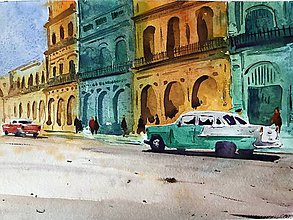 Obrazy - farby Havany - 10436112_