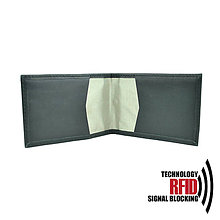 Peňaženky - Ochranné RFID púzdro na karty v čiernej farbe - 10436903_