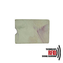 Peňaženky - RFID ochranné púzdro na karty, maľované - 10436928_
