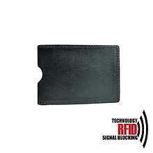 Peňaženky - RFID ochranné púzdro na karty, čierne - 10436949_