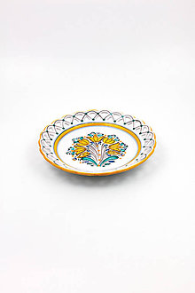Dekorácie - Vyrezávaný tanier (Habánsky dekor) - 10440545_