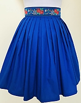 Sukne - FOLK SUKŇA - ľudová Modra  - 10439802_