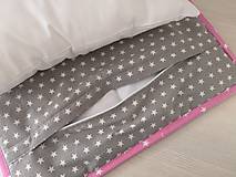 Detský textil - Patchwork súprava Pink & Grey - 10442511_