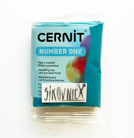 Cernit 56 g, NUMBER ONE (pávia modrá 230)