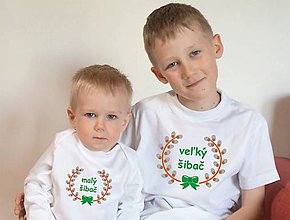 Detské oblečenie - tričko a body pre šibačov - 10447481_