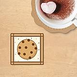 Dekorácie - Stracciatella potlač na koláčik (cookie) - 10445452_