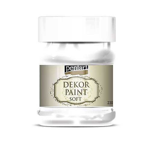  - Dekor paint soft chalky, 230 ml, kriedová farba (biela) - 10450853_