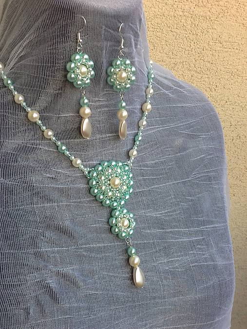 Sady šperkov - Perlová súprava IX - 10455845_