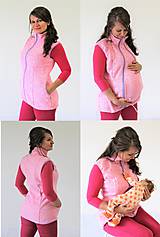 Oblečenie na dojčenie - Tehotenská a dojčiaca VESTA - SVETROVINA - 10459140_