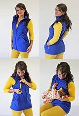 Oblečenie na dojčenie - Dojčiaca VESTA - FLEECE - 10459169_