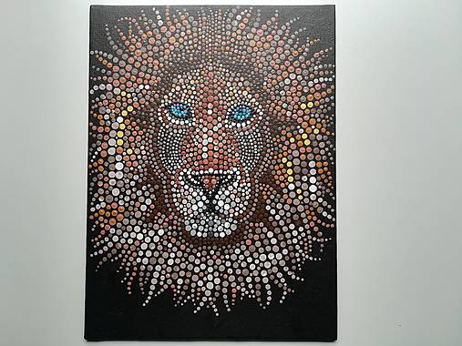 Obrazy - Mandala - lev - 10458352_