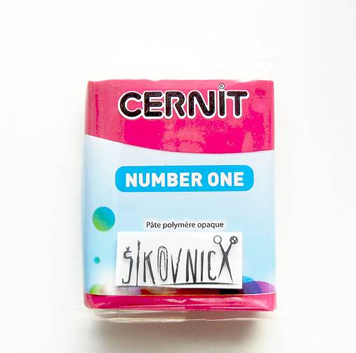 Cernit 56 g, NUMBER ONE (karmínová 420)