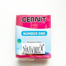 Modelovacie hmoty - Cernit 56 g, NUMBER ONE (karmínová 420) - 10466110_