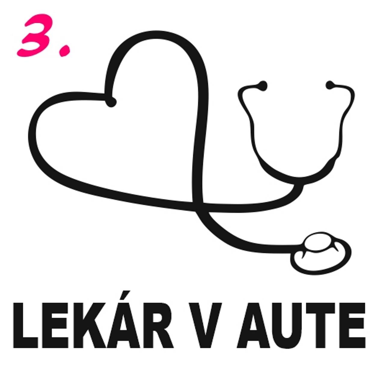 Nálepky na auto - Lekár v aute (5 variant) / eNALEPKY - SAShE.sk