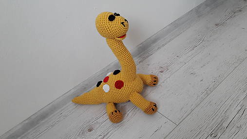 Hračky - Dino veľký - žltý - 10465699_